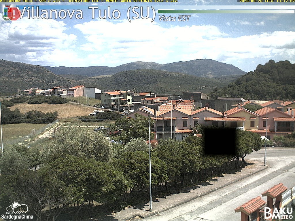 immagine della webcam nei dintorni di Capo Carbonara: webcam Villanova Tulo