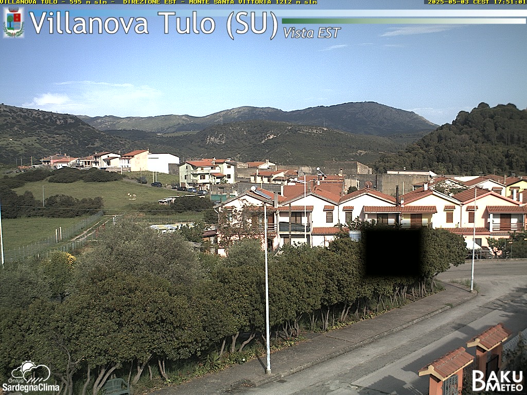 immagine della webcam nei dintorni di Capo Ferrato: webcam Villanova Tulo