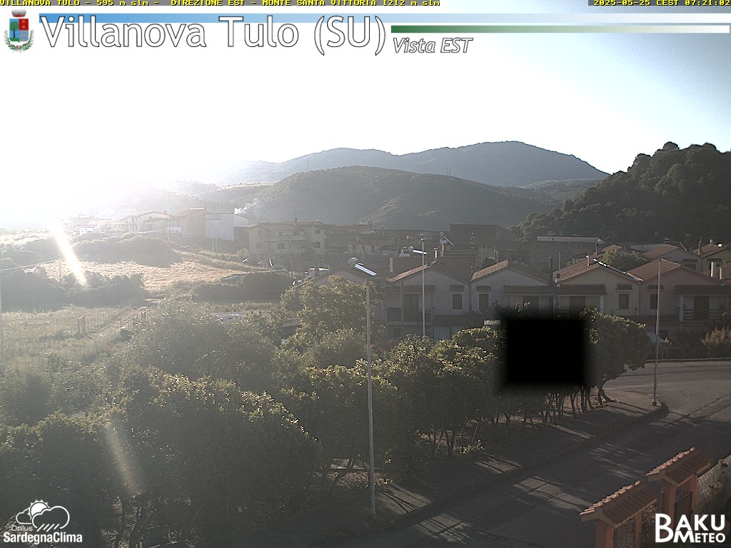 immagine della webcam nei dintorni di Bruncu Spina: webcam Villanova Tulo