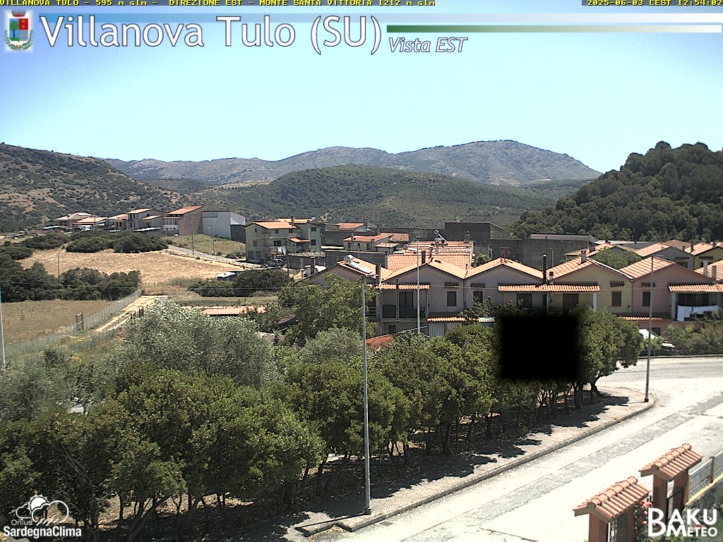 immagine della webcam nei dintorni di Laconi: webcam Villanova Tulo