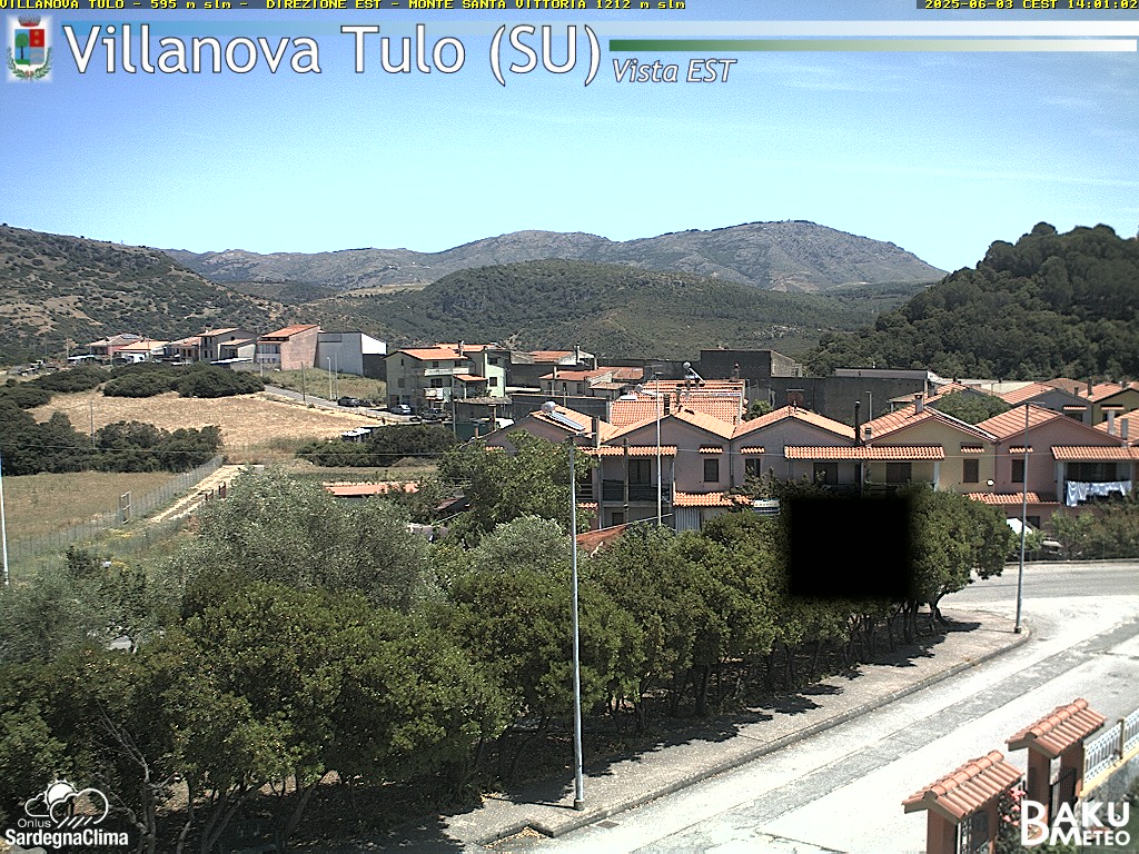 immagine della webcam nei dintorni di Armungia: webcam Villanova Tulo