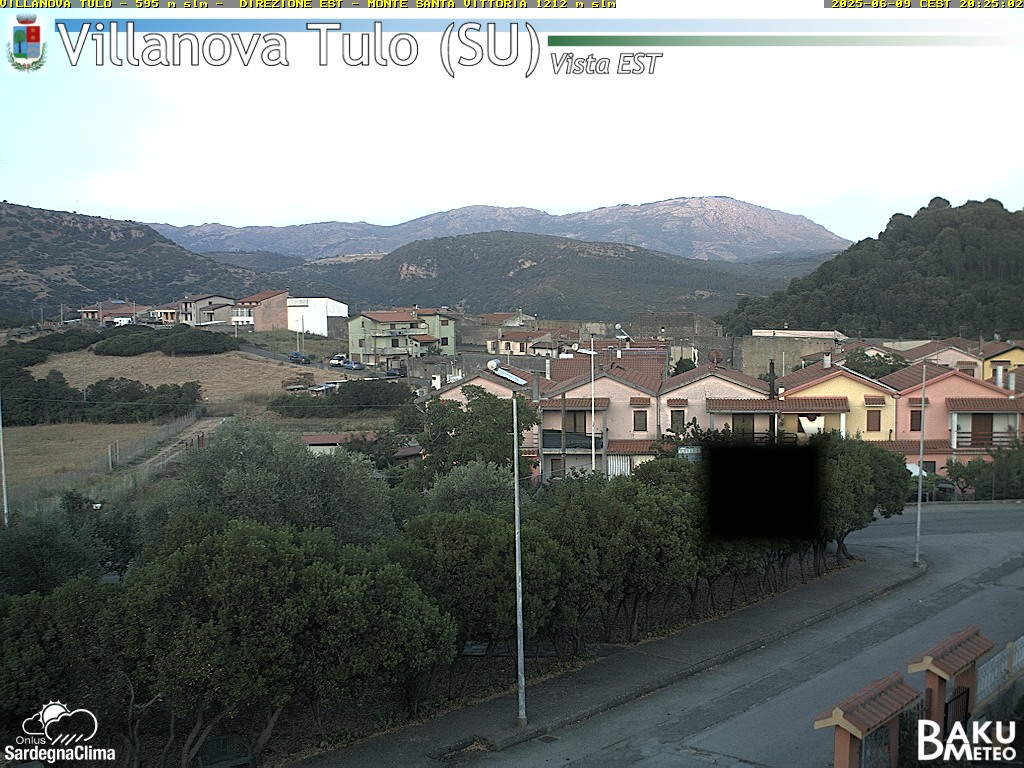 immagine della webcam nei dintorni di Serri: webcam Villanova Tulo