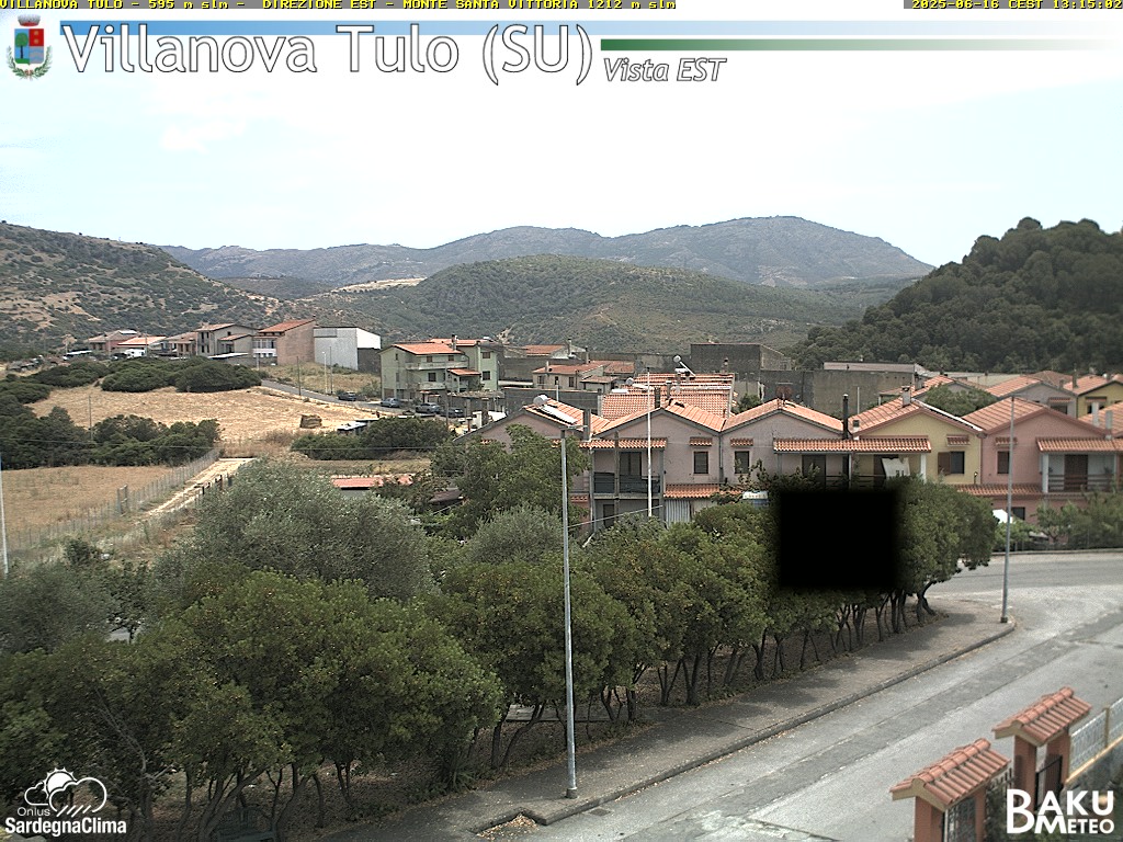 immagine della webcam nei dintorni di Seui: webcam Villanova Tulo